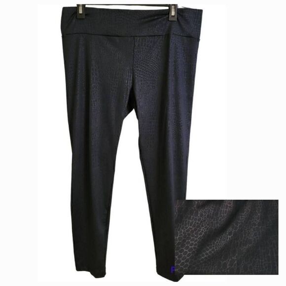 No Boundaries Sz XXL/2XG (19) Juniors High Rise Ankle Length Leggings Black Anim - Picture 1 of 5